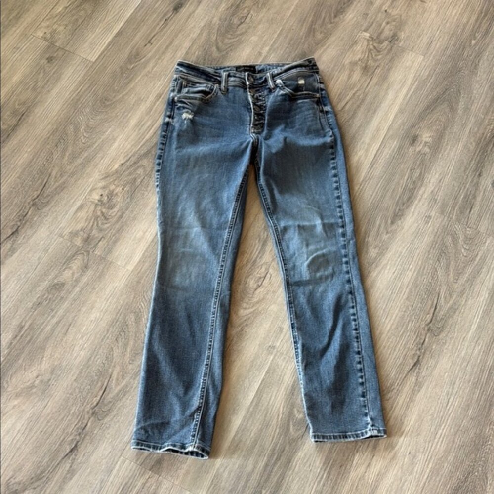 🚩 Silver Jeans most wanted straight denim jeans size 27